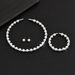 2024 High-End Jewelry Bride New Pearl Necklace Earrings Bracelet Set_ipsvogv.com
