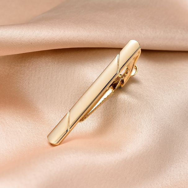 Dai Li Vintage Tie Clip Cufflinks Set French Gold Plated Copper Cufflinks Banquet Suit Shirt Tie Clip Accessories_ipsvogv.com