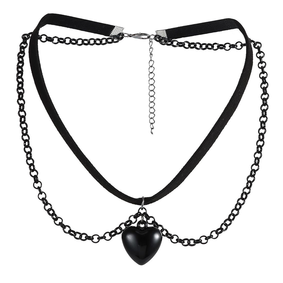 Jewelry Halloween Dark Bat Spider Pendant Retro Fashion Necklace_ipsvogv.com