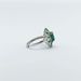 High End Jewelry Design, Green Ring, Feminine Temperament, Full Diamond Zircon Heavy Industry Inlaid French Luxury_ipsvogv.com