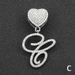 New Hip-Hop Letter Alloy Pendant Necklace With Heart Clasp And Rhinestones For Women_ipsvogv.com