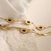 Women's Jewelry Fashion Retro K Gold Plated Stainless Steel Bracelet INS Niche Personality Versatile Bracelet_ipsvogv.com