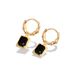 Cao Shi's French Palace Black Zircon for Women with Light Luxury Unique Design Temperament and Earrings_ipsvogv.com
