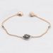 Black And White Double Sided Four Leaf Clover Invisible Magnetic Buckle Bracelet For Women Element Crystal Bracelet For Women_ipsvogv.com