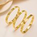 Vintage Stainless Steel Set With AAA Zircon Bracelet For Women Water Ripple Buckle Bracelet_ipsvogv.com