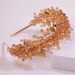 Bride Crystal Elegant Crystal Bridal Headband - Handcrafted Wave Design Hair Accessory For Weddings & Special Occasions_ipsvogv.com