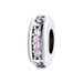 Women's Jewelry S925 Sterling Silver Spacer Beads Positioning Beads Powder Diamond Versatile Bracelet Bracelet Diy Accessories Scattered Beads_ipsvogv.com