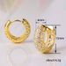Cao Shi's Fashionable New INS Style With Hollow Out Design Vine Exquisite And Noble Lazy Earrings_ipsvogv.com