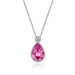 Pure Silver S New Mermaid Tears Sea Blue Crystal Necklace High End Versatile Jewelry Collar Chain For Women_ipsvogv.com