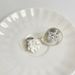 Korean Open Pearl White Three-dimensional Flower Versatile Transparent Rhinestone Rin, Ins Style Niche Index Finer_ipsvogv.com