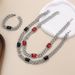 Hip Hop 4 15mm Colorful Jewelry Cuban Chain Full Diamond Personalized Hiphop Necklace_ipsvogv.com