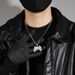 Street Creative Game Console Handle Pendant Hip Hop Necklace New Personality Childhood Cartoon Diamond Necklace_ipsvogv.com