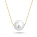 Silver Necklace Iins Style Necklace, Shell Pearl Pendant, Korean Version, Fashionable And Simple, Slim Collarbone Chain_ipsvogv.com