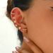 Sweet and fresh Korean version women's forest set, niche love bow design, high-end feeling earrings_ipsvogv.com