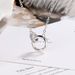 Mobius ring necklace women's ins style temperament niche light luxury high end design all match clavicle chain trend_ipsvogv.com