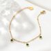 Women's Jewelry Malachite Necklace Simple Clavicle Chain New Titanium Steel Non Fading Necklace Jewelry_ipsvogv.com