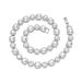 New square circular splicing necklace 12mm hip-hop trend flowing ice sugar chain men's pendant accessory_ipsvogv.com