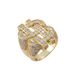 Men's Jewelry Hip Hop Jewelry Full Zircon Ring Hollow Dollar Symbol Hip Hop Trendy Personality Men's Ring_ipsvogv.com