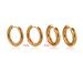 E, Stainless Titanium Steel, Exaggerated Instagram Style, Thick Line, Vacuum, Circular, Large Circle, E,_ipsvogv.com