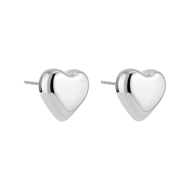Women’s Jewelry Set Fashion Jewelry Stainless Steel Gold Polished Love Earrings Fashionable Temperament Heart Shaped Earrings_ipsvogv.com