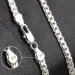 2025 New Arrivals KCRLP Sterling Sier 5MM Gold Sideways Chain Necklace for Woman Men Boy Fashion Wedding Engagement Jewelry Gifts_ipsvogv.com