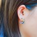 Colorful Zirconium Earrings For Women S925 Silver Inlaid With Colored Gemstones High End Earrings Light Luxury Fashion_ipsvogv.com
