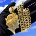Hip Hop Set Accessories Fashion Queen Avatar Necklace Layered Full Diamond Cuban Chain Pendant_ipsvogv.com