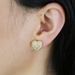 Women's Jewelry Heart Shaped Zircon Earrings Niche Design High End Earrings Accessories_ipsvogv.com