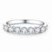Trendy internet celebrity Instagram style ring, female Mosang stone, niche high-end feeling, pure silver seven star row_ipsvogv.com