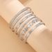 bracelet Sweet Cool Flower Carved Pattern Bracelet Street Shot Ins Stacked Niche Hand Jewelry Female_ipsvogv.com