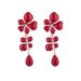 Fashion Socialite Drop Oil Flower Earrings With Silver Needles, Personalized Light Luxury, Niche Design Earrings, Same_ipsvogv.com