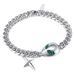 OPK Jewelry Niche Design Stainless Steel Cuban Chain Alien Cross Bracelet Unisex_ipsvogv.com