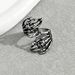 Unisex Personalized Retro Open Ring Trend Punk Dark Devil Niche Exaggerated Ring Design Hand Jewelry_ipsvogv.com