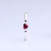 Women's Jewelry Light Luxury Silver Plated Ring Rose Red Heart Shaped Ring Classic Female Ring_ipsvogv.com
