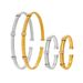 Women's Jewelry Set Titanium Steel Trend Personality Suit Elastic Thread Rhinestone Bracelet Collar Fashion Open Collar Bracelet_ipsvogv.com