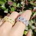 New Hip Hop Cuban Ring Micro Inlaid Zircon Men's Personalized Plated Real Gold Jewelry_ipsvogv.com