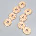 Summer over-the-top fashion designer multi-layered Bohemian geometric cutout earrings Simple women's studs_ipsvogv.com
