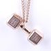 Fashion Fitness Dumbbell Barbell Pendant Sports Titanium Steel Men And Women Couples Style Engraved Necklace_ipsvogv.com