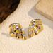 Women’s Jewelry Set Fashion Summer Hot Selling Light Luxury High End Personality Design Gold And Silver Two Color Stainless Steel Earrings Earrings_ipsvogv.com