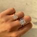 Women's Jewelry Ice Flower Cut Light Luxury Style Niche High End Design Sense Ring Female Super Flash_ipsvogv.com