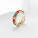 2022 New Simple And Cold Wind Cross Zircon Women's Fashion Personality Instagram Light Luxury Ring Index Finger_ipsvogv.com