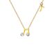 Full Body 【 Titanium Steel 】 Singing Notes Are Extremely Simple. Real Gold Necklace In The Wind Furnace. Female Ins Net 【 】 Simple. Furnace._ipsvogv.com