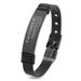 Men's Mesh Titanium Bracelet Fashionable Laser Engraving Versatile Stainless Steel Jewelry_ipsvogv.com