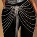 Hot-selling Exaggerated Multi-layer Rhinestone Waist Chain Nightclub Flower-shaped Sexy Body Chain Female European And American Body Chain_ipsvogv.com