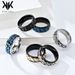 Rotatable gear decompression ring to relieve anxiety niche light luxury design titanium steel hand jewelry_ipsvogv.com