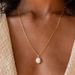 Women's Jewelry Fashion Y Shaped Stainless Steel Necklace Special Shaped Pearl Pendant Freshwater Pearl Chain Necklace_ipsvogv.com