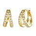 Cao Shi's Korean Edition Electroplated Geometric Fashion and Modern Temperament Advanced Sense Professional Women's_ipsvogv.com