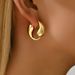 Fresh And Sweet Niche Design Geometric Metal Earrings Tai Chi Element Plain Hoop Earrings Light Luxury High End Earrings_ipsvogv.com