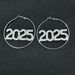 New product 2025 digital shining rhinestone round earrings for women fashionable exaggerated bohemian style earrings_ipsvogv.com