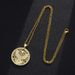 hot selling Eagle Guardian cross pendant necklace unisex copper plated real gold inlaid zircon accessories_ipsvogv.com